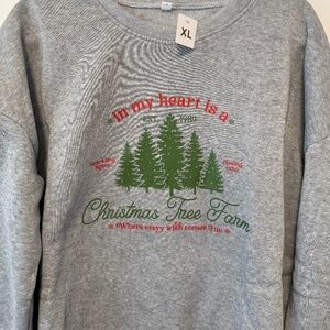 Taylor Swift Crew Neck - Christmas Tree Farm - Size XL